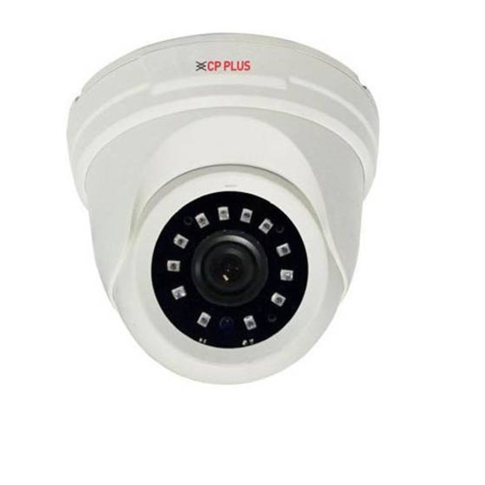 CP Plus 2.4MP FHD IR Cosmic Dome CCTV Camera (3.6mm) IR Range of 20 Mtrs, IP67, Day/Night, White, CP-USC-DA24L2-0360